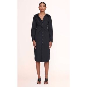 lafei nier denim dress Lafei Nier Blue Denim Rhinestone Round Neck Sleeveless Pull Over Tank Dress